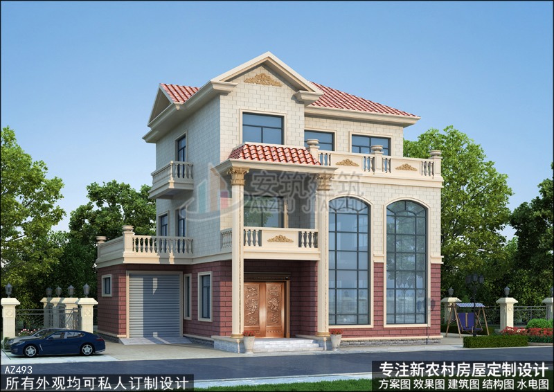 10款新中式二层别墅，连外国人都惊艳，这才是中国农村该建的房�?(3).jpg